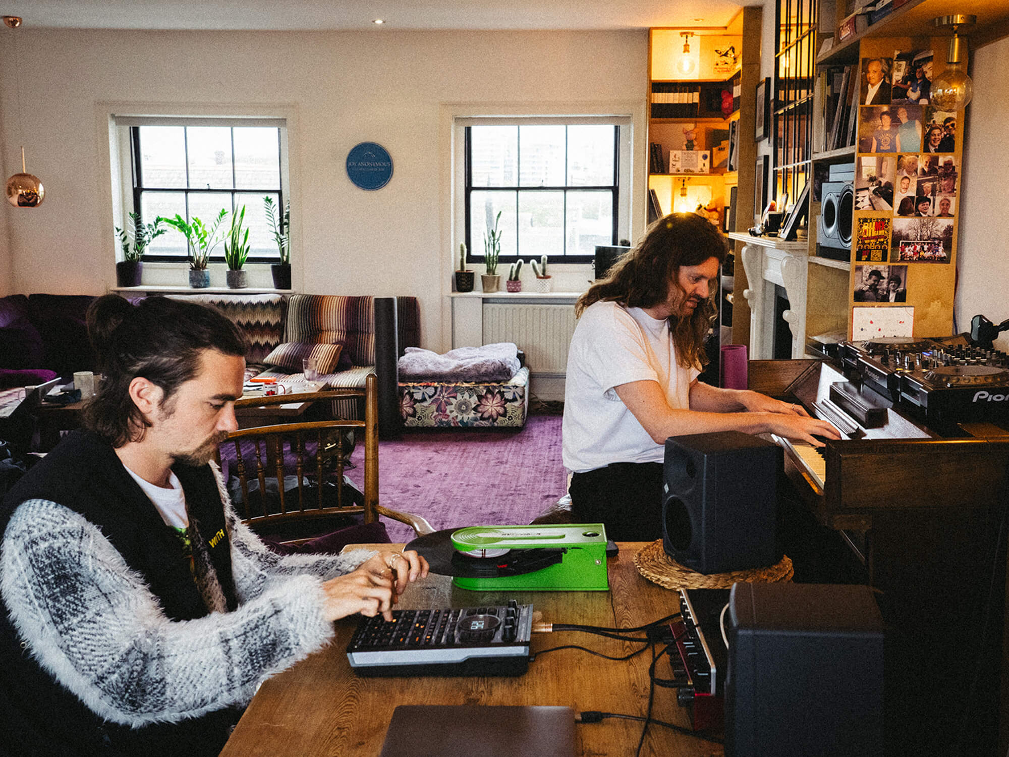 Joy Anonymous in Henry Counsell’s flat, photo by @Sully